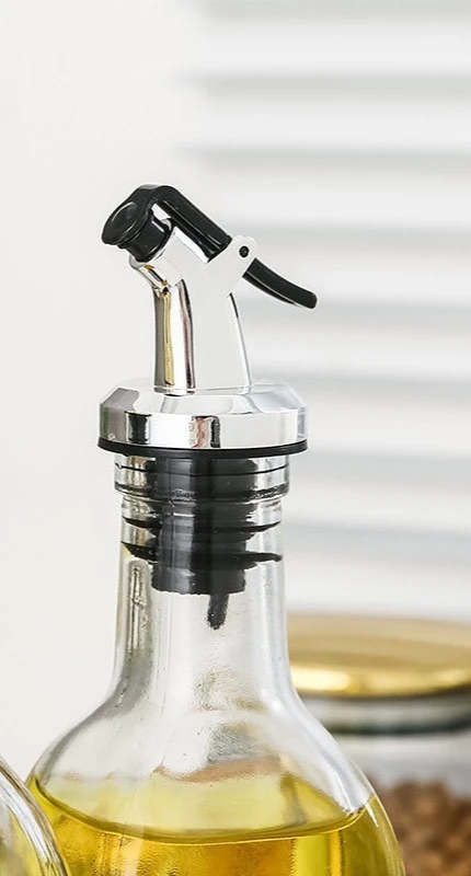 Gold Olive Oil Spouts Oil Vinegar Bottle Stopper Spout Leakproof thumbnail 3