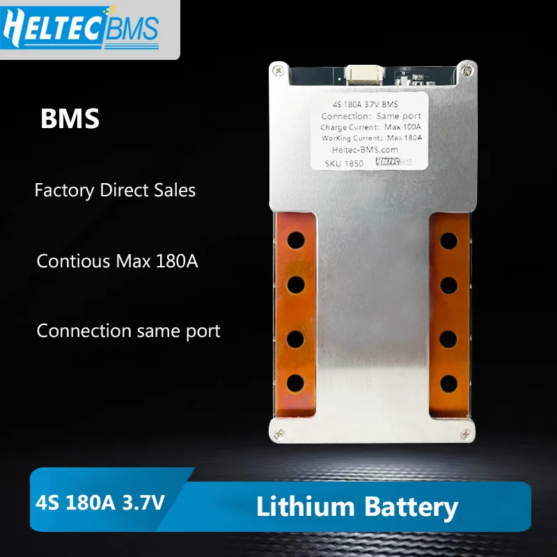 

Whosesale 12V Li-ion/Lifepo4 BMS 3S 4S Balance 180A 18650 Battery Protection Board for 1800W motors/trawlers/marine propellers