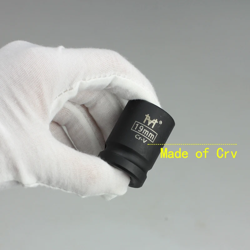 Description Picture 5 of item1/2" Short Impact Socket Adopter Air Sockets 6 Point 10 12 13 14 16 17 18 19 21 24 27 30 32mm for Electric Impact Air Pneumatic
