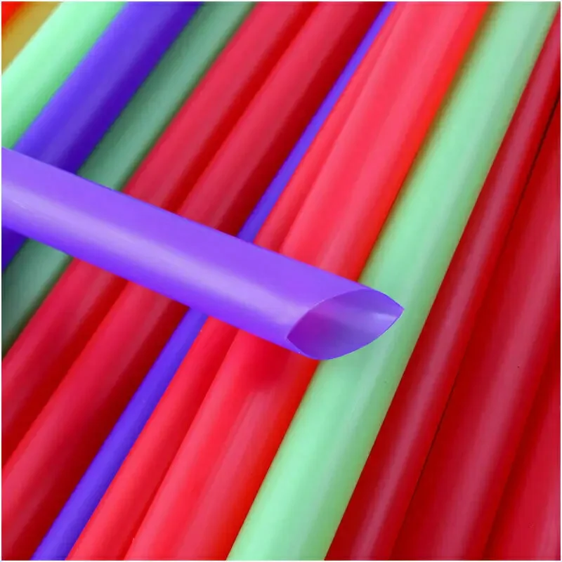 Colorful Plastic Straws for Drinking and Parties