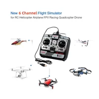 6CH RC Simulator JTL-0904A Support Realflight G7 Phoenix 5.0 XTR for Helicopter Fixed-wing Drone Airplane in Retail Box 2