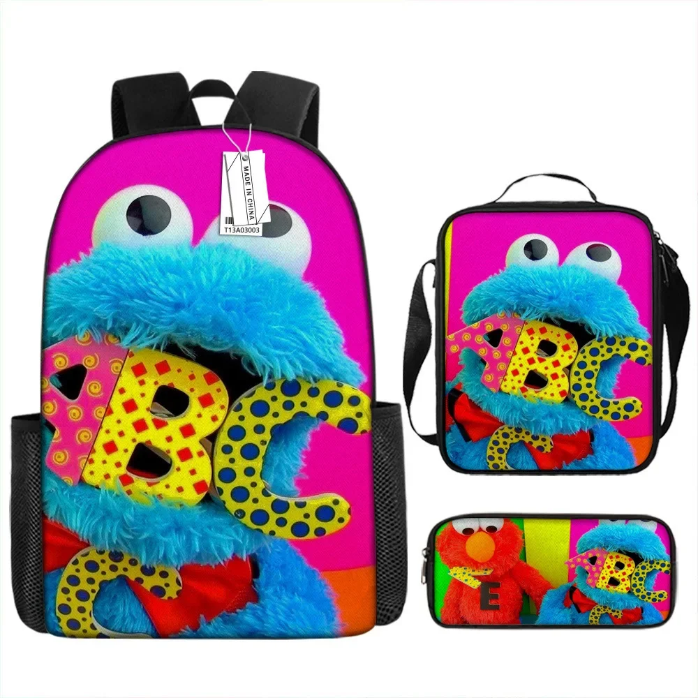 Elmo'S Green Thumb Zainetto Zaino Lunch Bag Astuccio Regalo Per Bambini Studenti