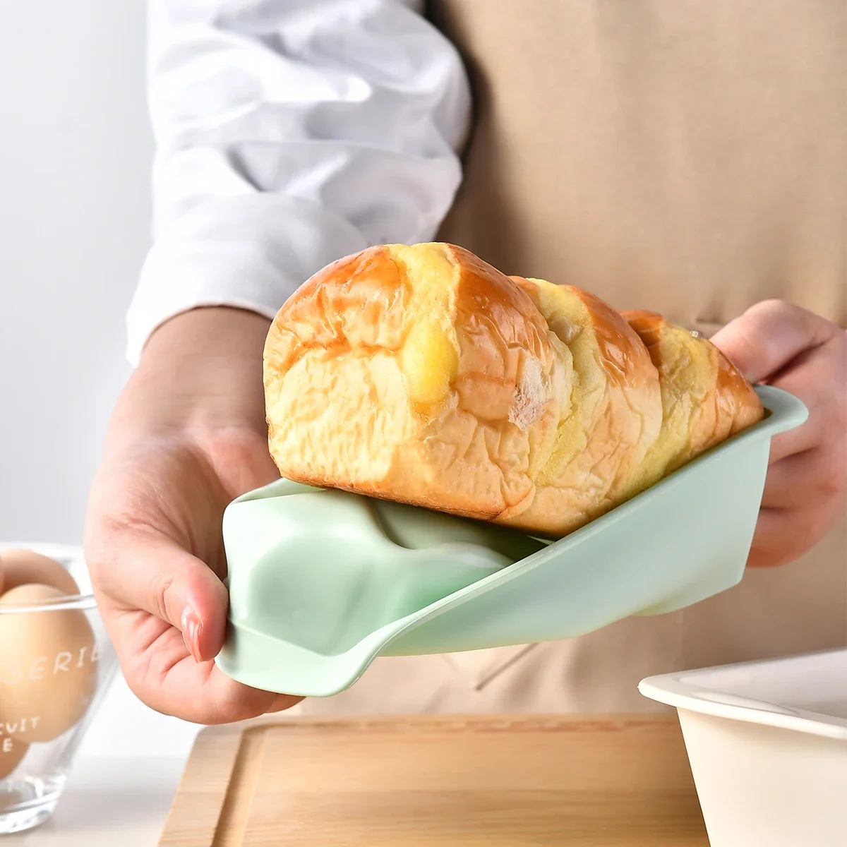 Silicone Nonstick Bread Loaf and Cake Mold - Kitchen Pastry Tool