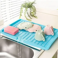 Drain Rack Kitchen Dish Drainer Tray Large Sink Drying Rack Worktop Organizer Drying Rack For Kitchen Dishes Tableware 1