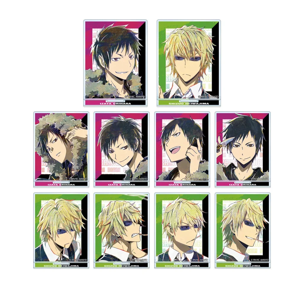 

Game Shizuo Heiwajima Izaya Orihara Acrylic Stand Doll Anime Figure Model Plate Cosplay Toy for Gift