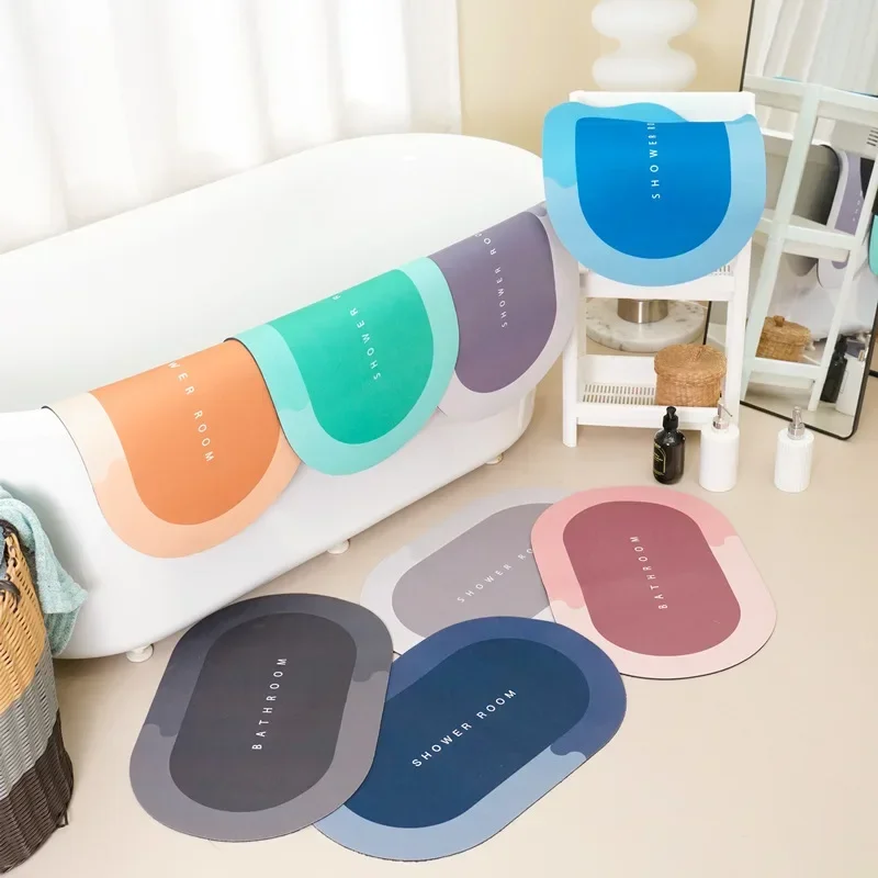 Super Absorbent Shower Bath Mat Bathroom Anti-Slip Carpet Rug Simple Kitchen Entrance Soft Door Bathtub Side Bath Mat Home Decor 2 Super Absorbent Shower Bath Mat Bathroom Anti-Slip Carpet Rug Simple Kitchen Entrance Soft Door Bathtub Side Bath Mat Home Decor 2