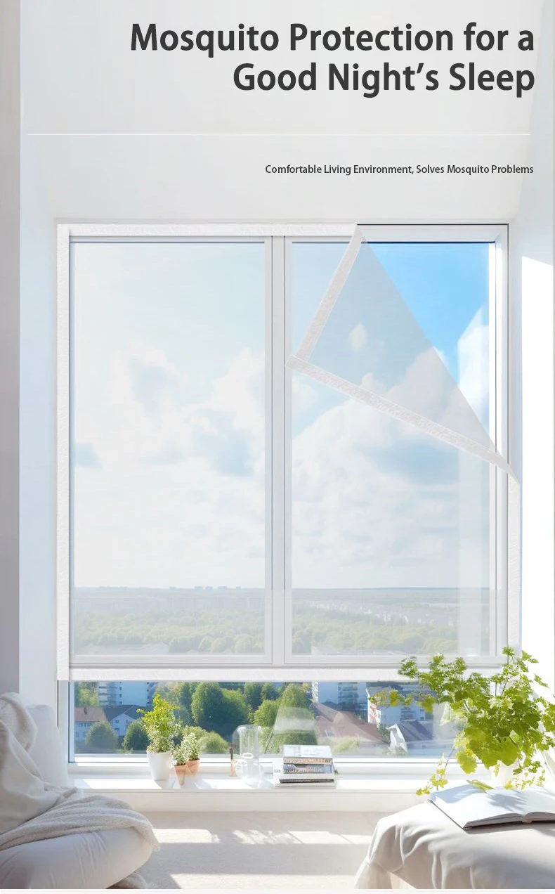 Description Picture 5 of itemCustomizable Indoor Mosquito & Insect Net for Windows & Doors - Safe for Babies & Family, Self-Adhesive, Reusable PP Nano Screen