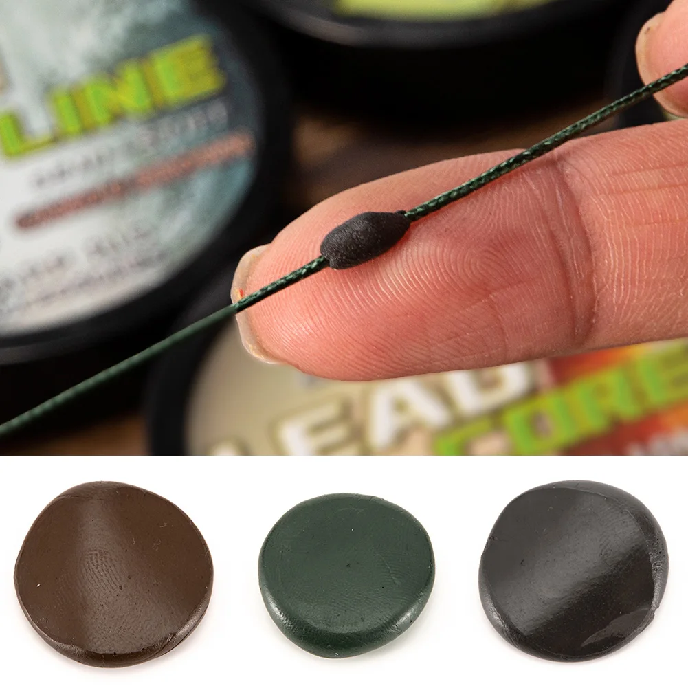 

15g Wolfram Sinker Fishing Rig Putty Carp Fishing Tungsten Mud Lead Sinker Weight Terminal With Box Fishing Tools