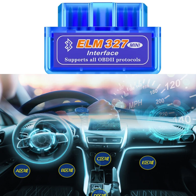 

1pcs Mini Eml327 V2.1 OBD 2 Bluetooth Car Diagnostic-Tools For Android Scanner Code Support Smart Scan Tool ODB2 Scanner Tool