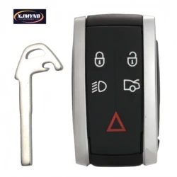 Durable 5 - Button Remote Car Key Shell Case with Blade