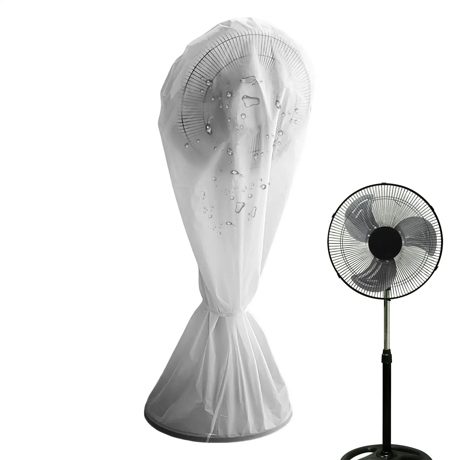 1pc Electric Fan Dust Cover Waterproof Fan Cover Dustproof Round Fan Cover Electric Fan Dust Bag Cover Bag