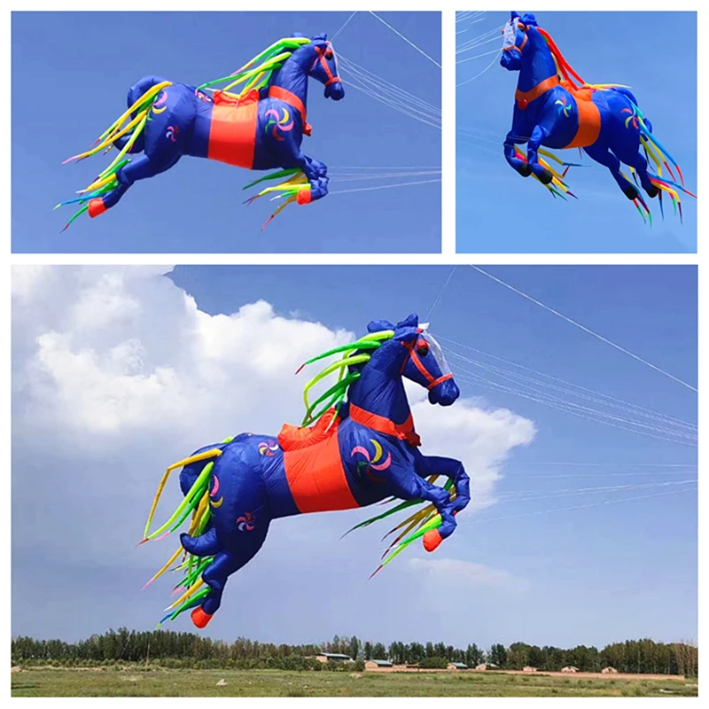FreeShippinglargekitesflyingpendantkitesshowshorsekiteswindsockskiteslargekites