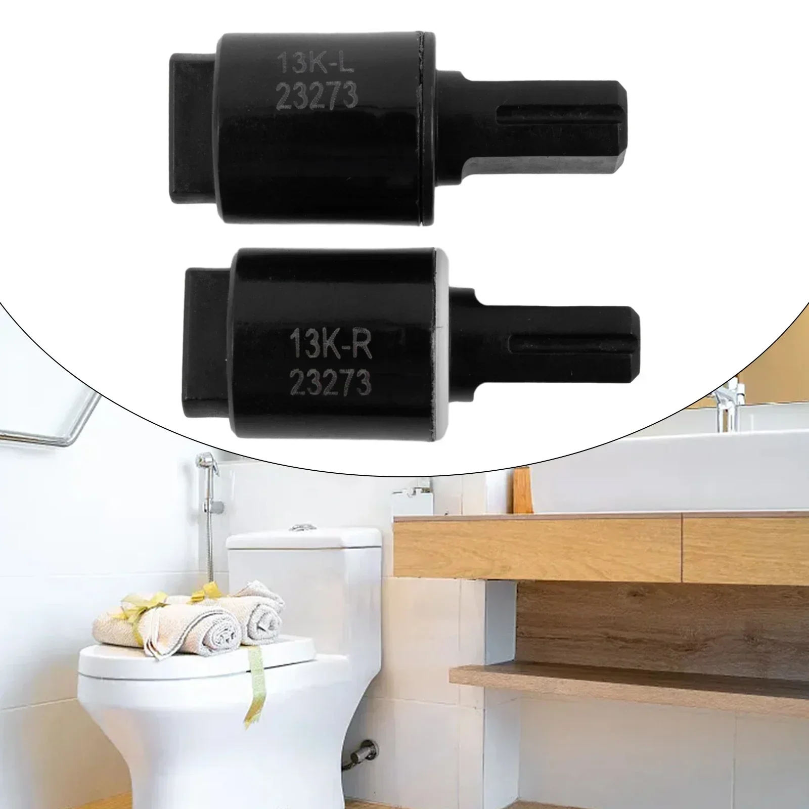 Toilet Torque Damper Rotary Damper Hydraulic Soft Close Rotary Hinge Slow Drop Connection Bathroom Parts 2pc