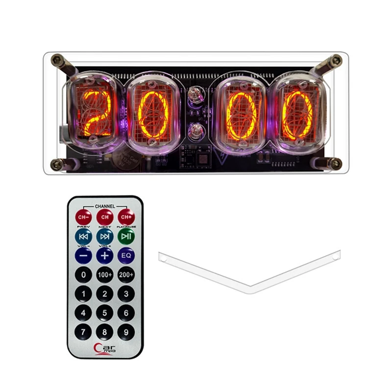 

Nixie Clock In12 Glow Tube Glow Retro Nostalgic Electronic Clock Creative Gift Ornament Electronic Tube Bright And Clear