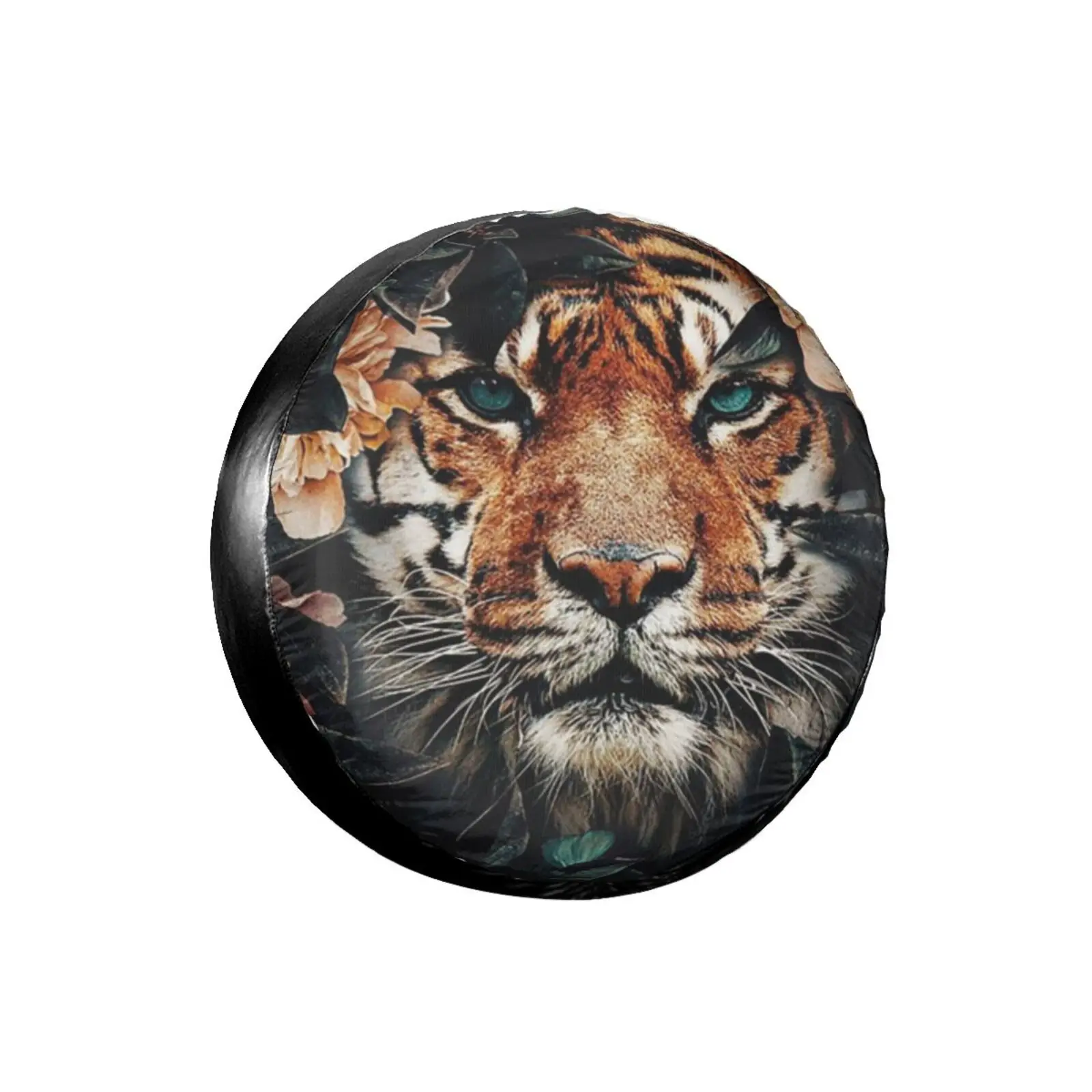 

3D Lion Animal Spare Tire Cover Waterproof Dustproof Sun Wheel Tire Cover For Jeep, Trailer, SUV Vehicle Anime Tire Cover