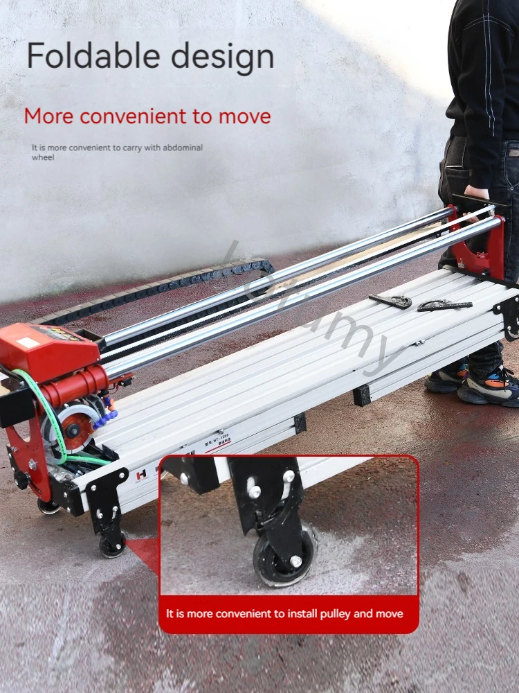 Professional Tile Cutter Infrared Laser Positioning Floor Cutter Push Knife Automatic Ceramic Tile Cutting Machine