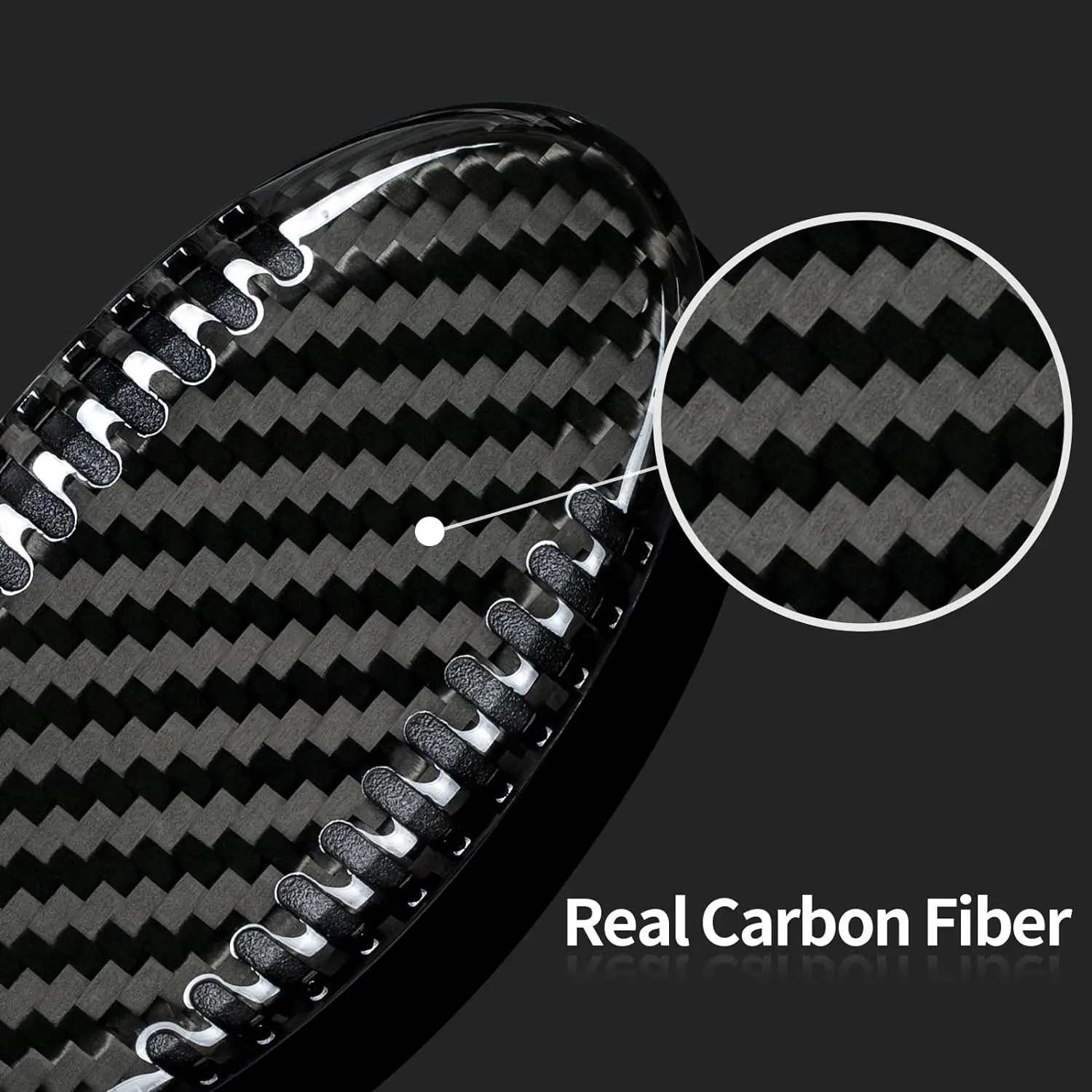 Carbon Fiber Key Fob Cover For Nissan Armada, Titan, Pathfinder (2022-2024) - Sleek & Protective - View #2