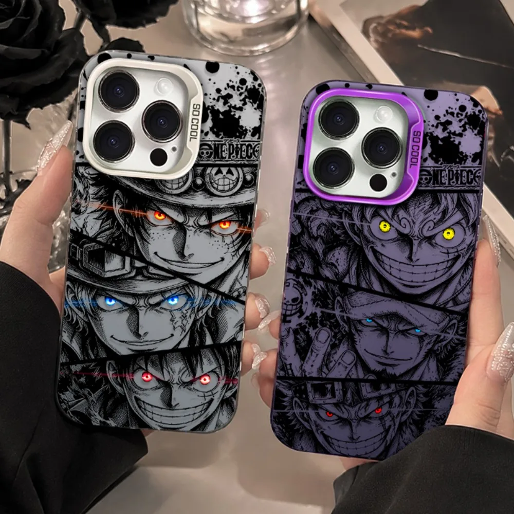 Premium Matte One Piece Character Phone Case with Anti-Fall Protection