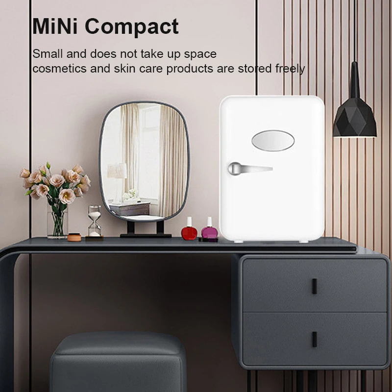 Portable Refrigerator 4L Mini Multifunction Fridge Silent Cooler Warmer for Home Car Kitchen Picnic Camping