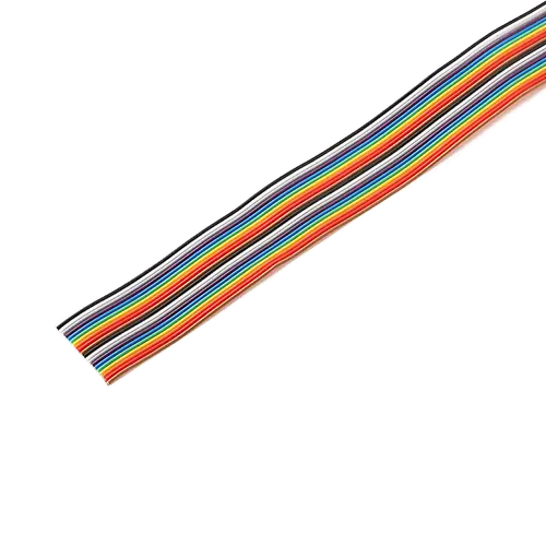 1/3/5Meter 6/8/10/16/18/20/26/34/40P 1.27mm Pitch Color Flat Ribbon Cable Rainbow DuPont Wire For IDC 2.54mm FC Connector - Image 6