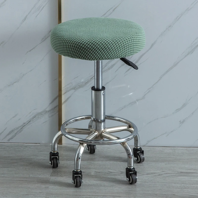 Seat Chair Slipcover Thickened Round Chair Cover Bar Stool Cover Elastic Stretchable Soft Stool Cover Washable Stool Cushion 6