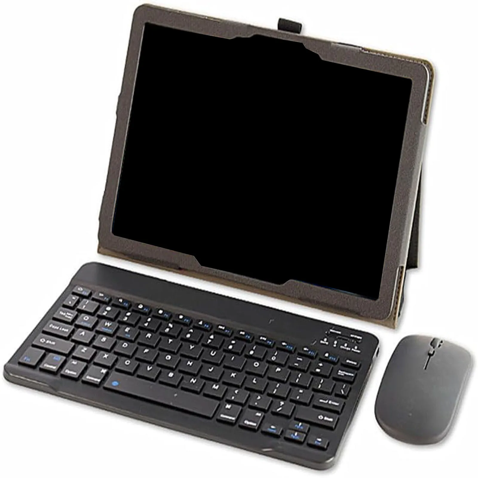 Durable Tablet Case with Kickstand & Shockproof PU Leather Design