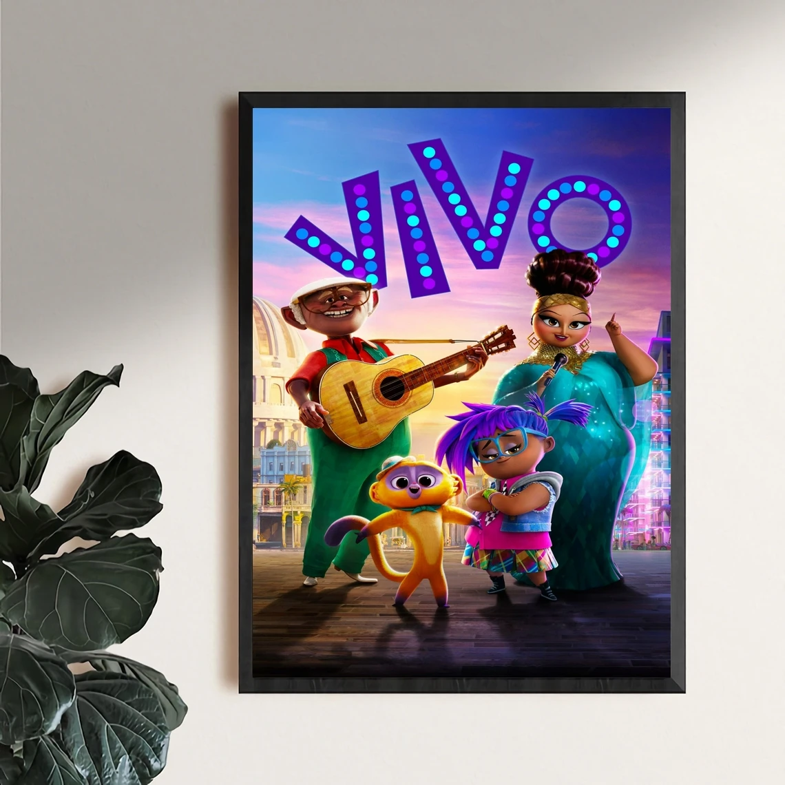 

Vivo (2021) плакат фильма «Звездный актер» художественная Обложка холст печать декоративная живопись (без рамки)