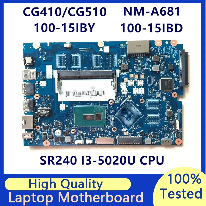 Материнская плата для Lenovo 100-15IBY 100-15IBD CG410/CG510