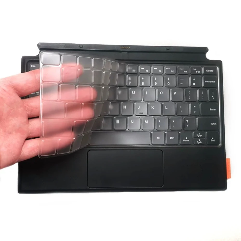 Zshion Keyboard Silicone Cover Waterproof Clear Transparent Silicone Keyboard Cover Protective Skin Compatible with Onexplayer X1/X1 mini/Onexpalyer 2 Keyboard Cover Keyboard Silicone Cover