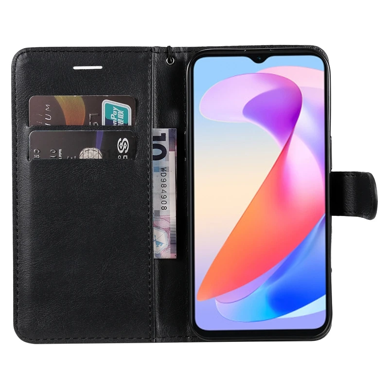 Honor X6A WDY-LX1 Case Flip Book Stand Funda For Honor X6a Honor X6A X6 A X 6A HONORX6A Cover Cases Card Slots Holster Bag 4