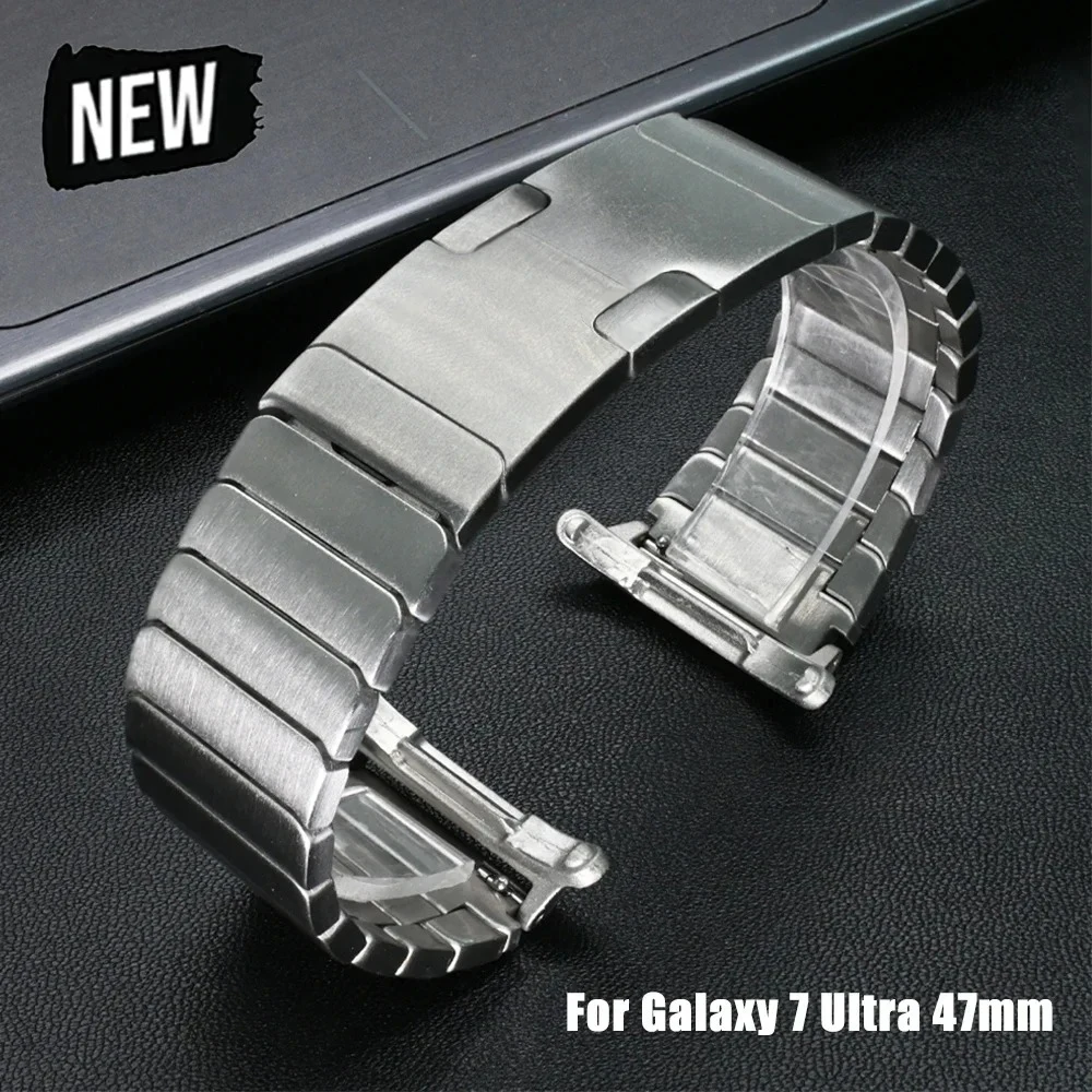 Sleek Stainless Steel Metal Quick Fit Strap - Premium No Gap Wristband Bracelet