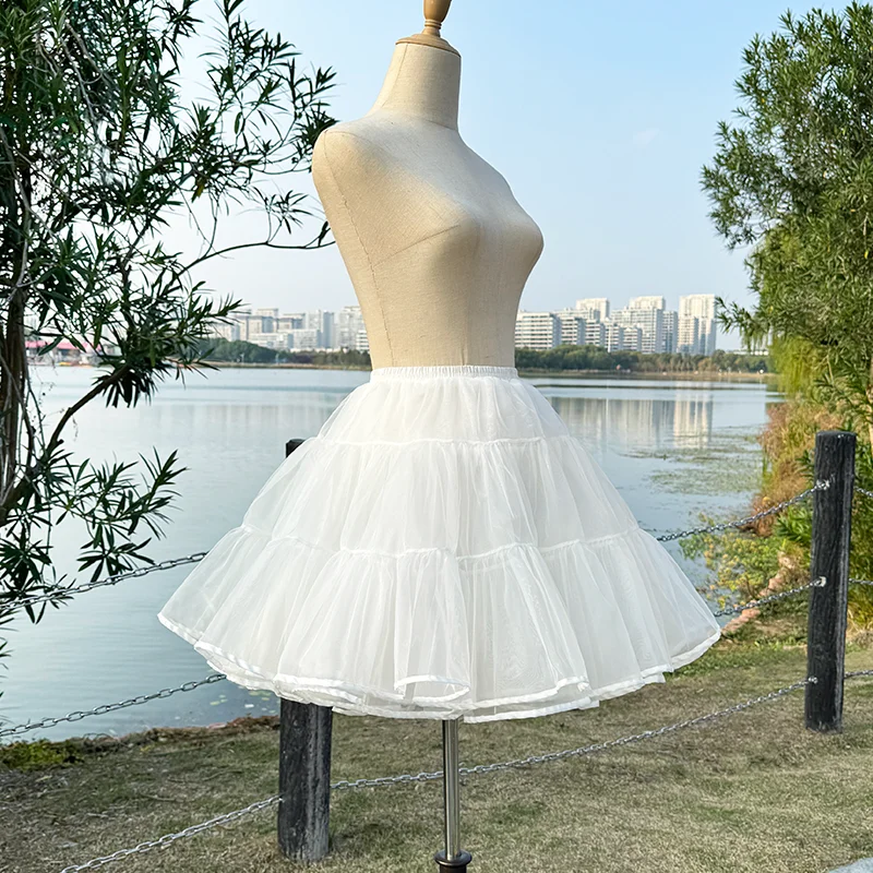 Bubble Tutu Hoopless Petticoat 4 Layers Skirt Crinoline Skirt Bride's Wedding Dress