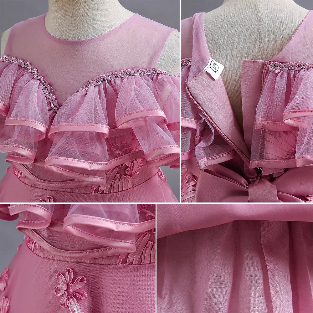 Robe Princesse Garnet Hill – Fille 8 Ans – Rose Magenta – Coton Tricot