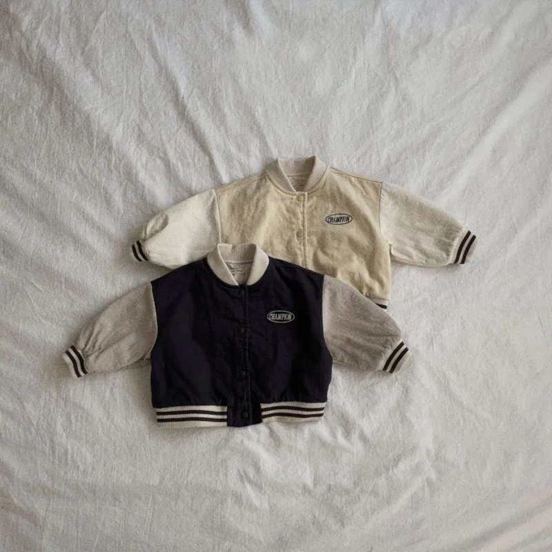Infant Fashion Long Sleeve Casual Coat Kids Baseball Uniform Jacket For Boys Girls Spring Autumn Baby Jacket Children Coat