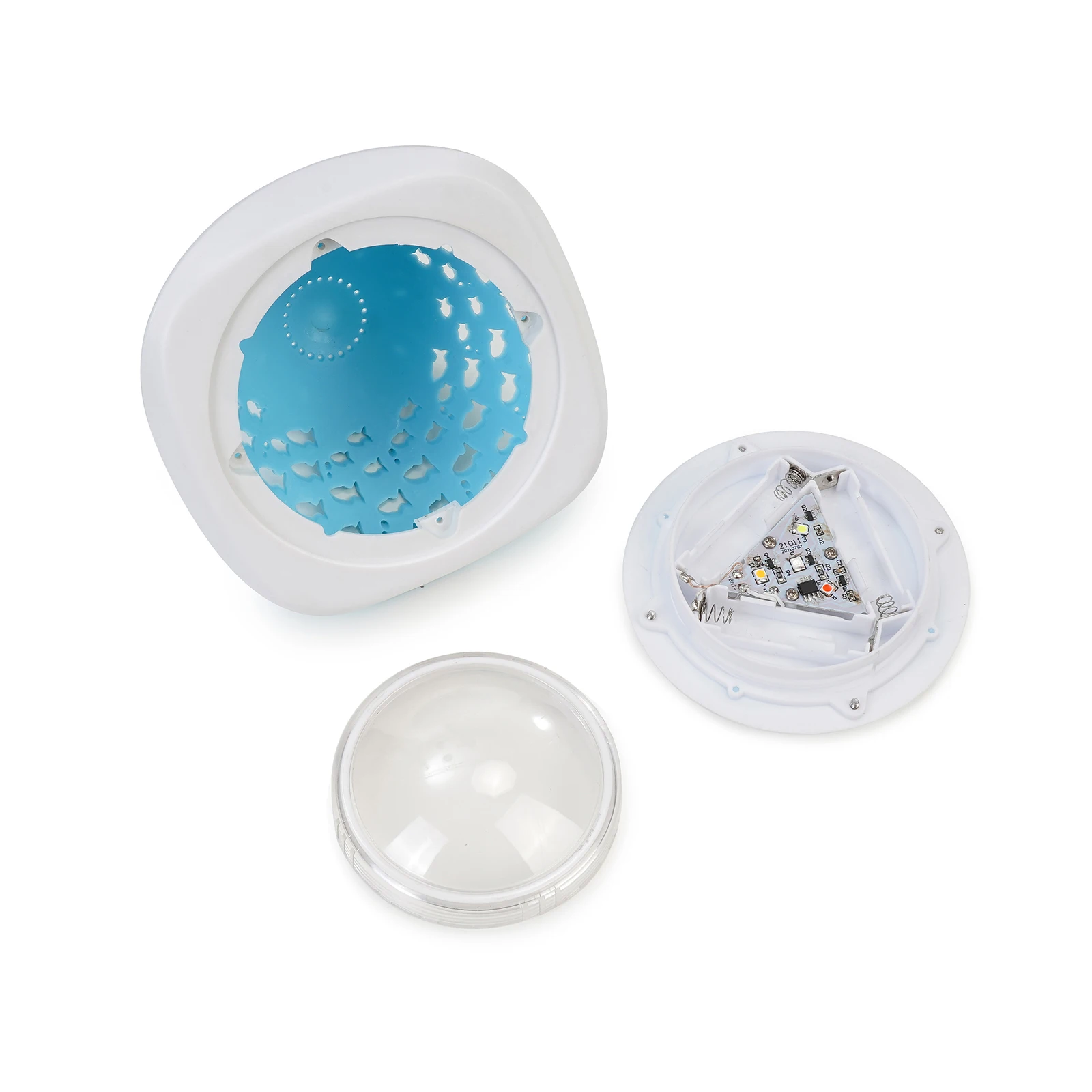 Colorful Underwater Lights Fish Pattern Multi Color Underwater Lamp LED Battery Operated for Disco Pool Party