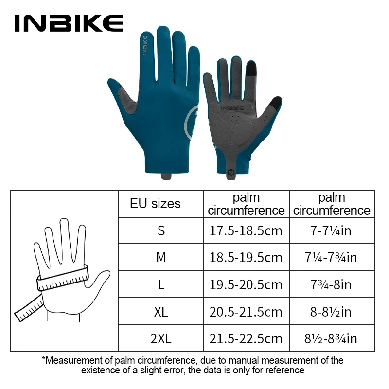 INBIKE Spring Cycling Gloves for Men Touchscreen Breathable Mountain Bike Gloves Bicycle Gloves for Riding Biking Racing Gloves 6