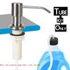 Sink Soap Dispenser Extension Tube Kit 45Inch with Check Valve, No Need to Fill the Little Bottle Again 5