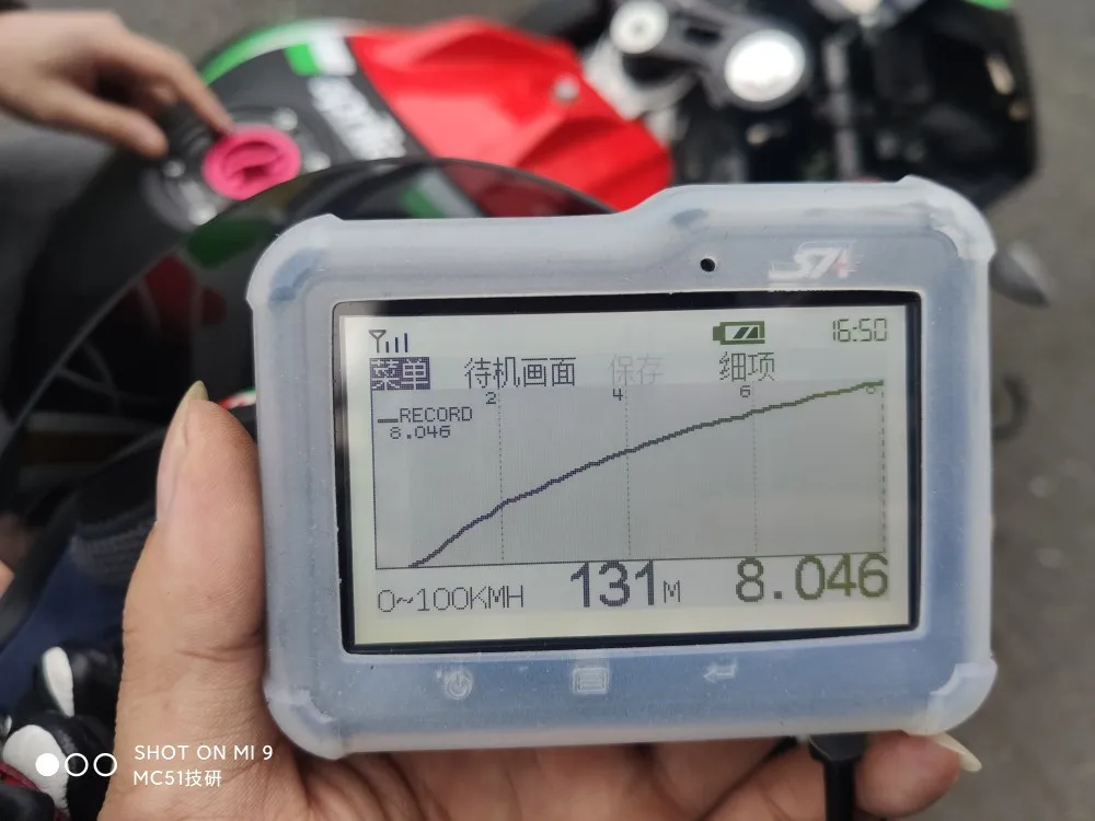 SPEEDANGLE racing lap timer, lap analysis, 100km acceleration test GPS module