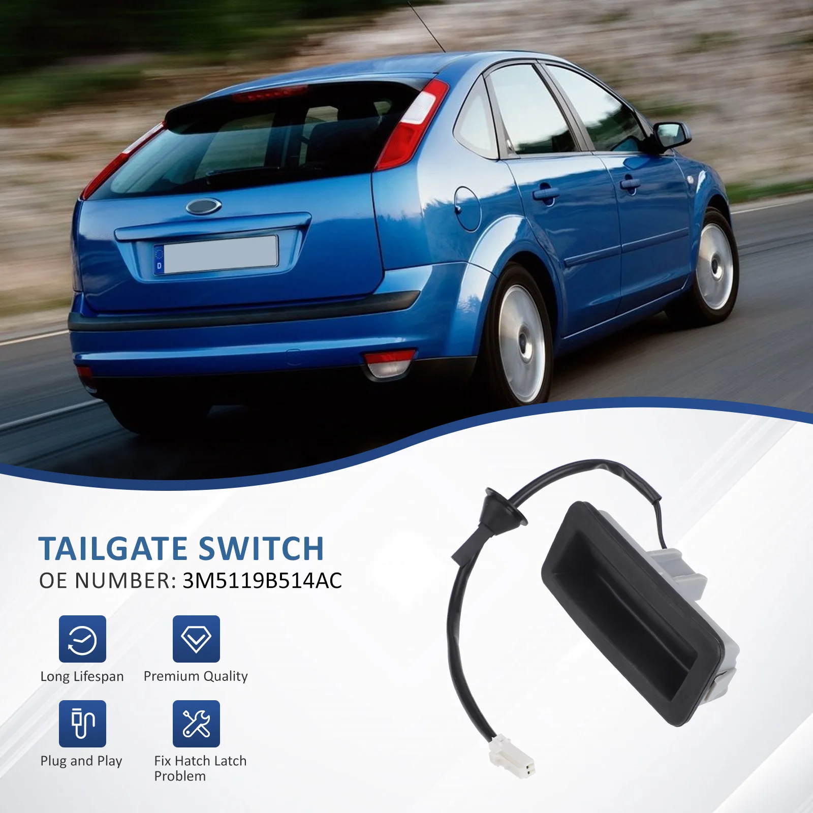 Ford C-Max Achterklep (1683574) op voorraad
