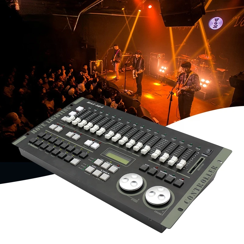 최대 384 콘솔 파 캔/무빙 헤드 라이트 컨트롤러, Dmx 512 콘솔, 무대 조명..