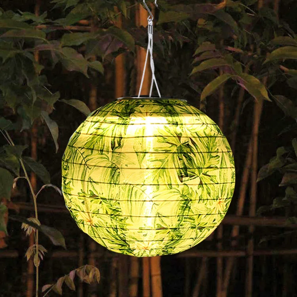 Solar Printed Yard Lantern – Outdoor LED Garden Decor 5