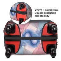 Luggage Cover Stretch Fabric Suitcase Protector Case Graphic Series Baggage Dust Case Cover Suitable 18-32 Inch Suitcase 4