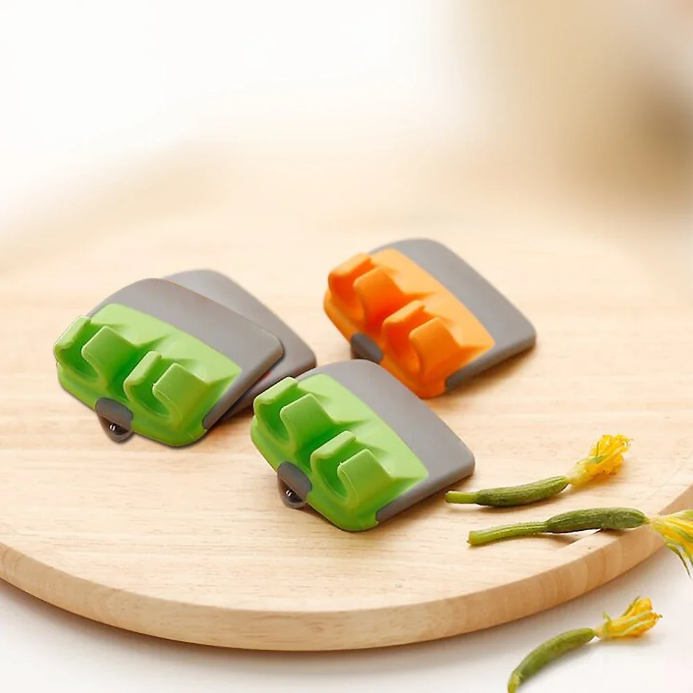 Stainless Steel Sharp Blade Finger Fruit Vegetables Peeler Gadget Slicer Kitchen Finger Protectiver Sharp Blade Peeler