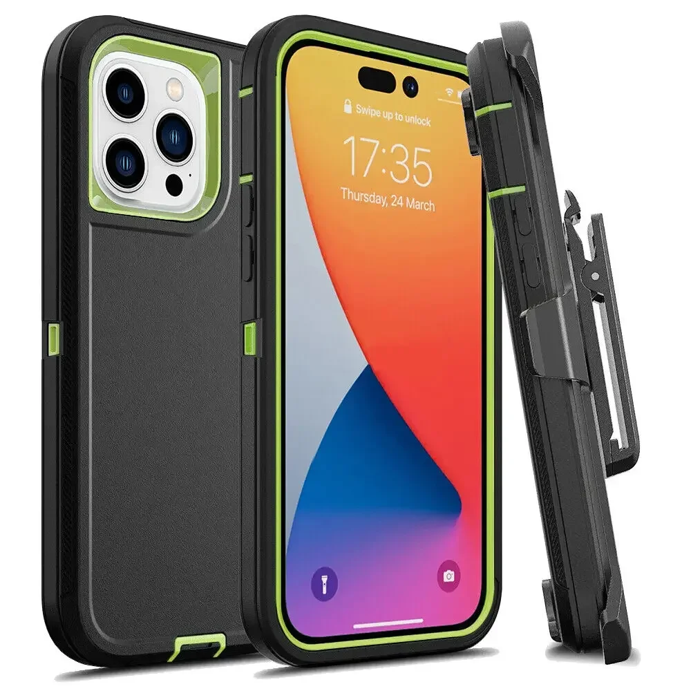 iPhone Armor Case with Belt Clip & Shockproof 1