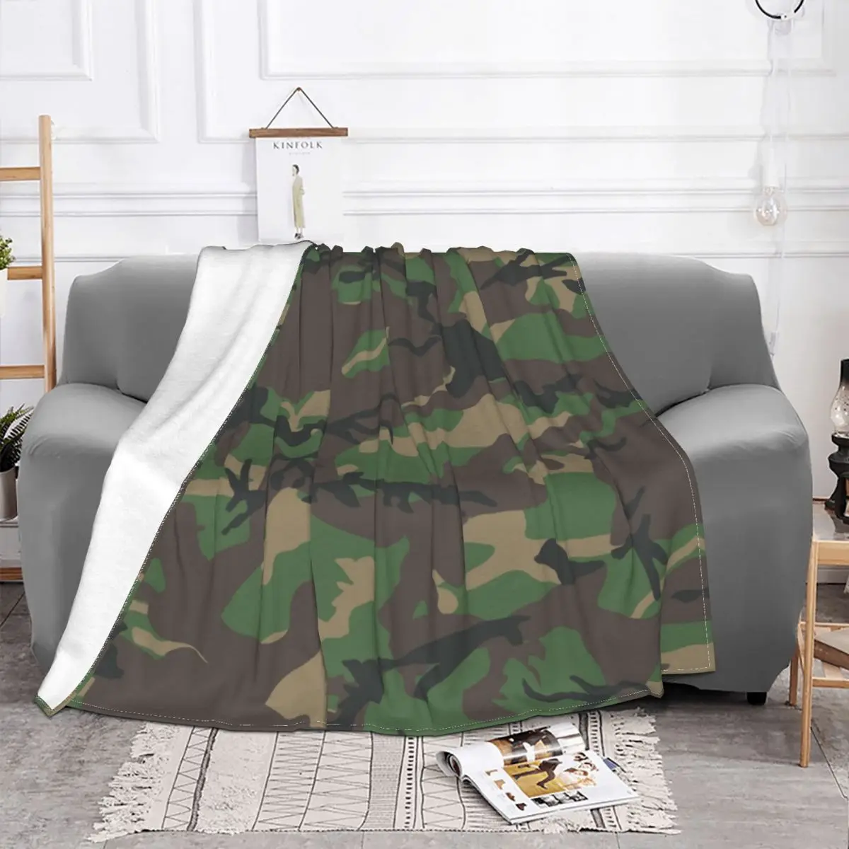 Kamuflaż dżungli koc narzuta polarowa armia wojskowe moro Super miękki koc narzuta  na łóżko kanapa Queen duży rozmiar - AliExpress