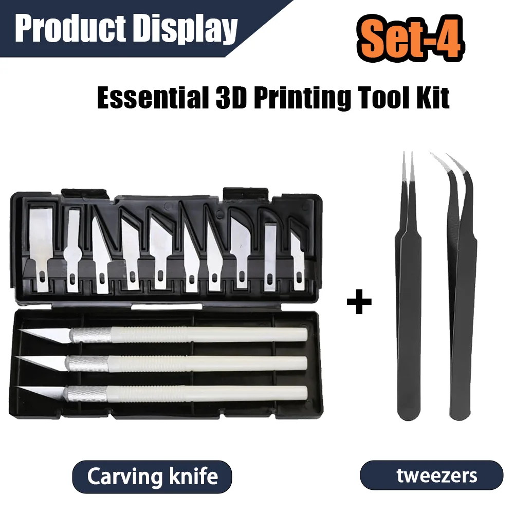 3D Printer Tools Kit, 53pcs 3D Printer Accessories for All FDM/SLA Printers
