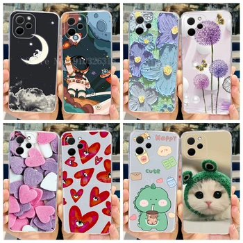 화웨이 노바 Y61 케이스 EVE-LX9 세련된 페인트 커버 소프트 실리콘 휴대폰 케이스, 화웨이 노바 Y62 플러스 Y 61 노바 Y61 후면 커버