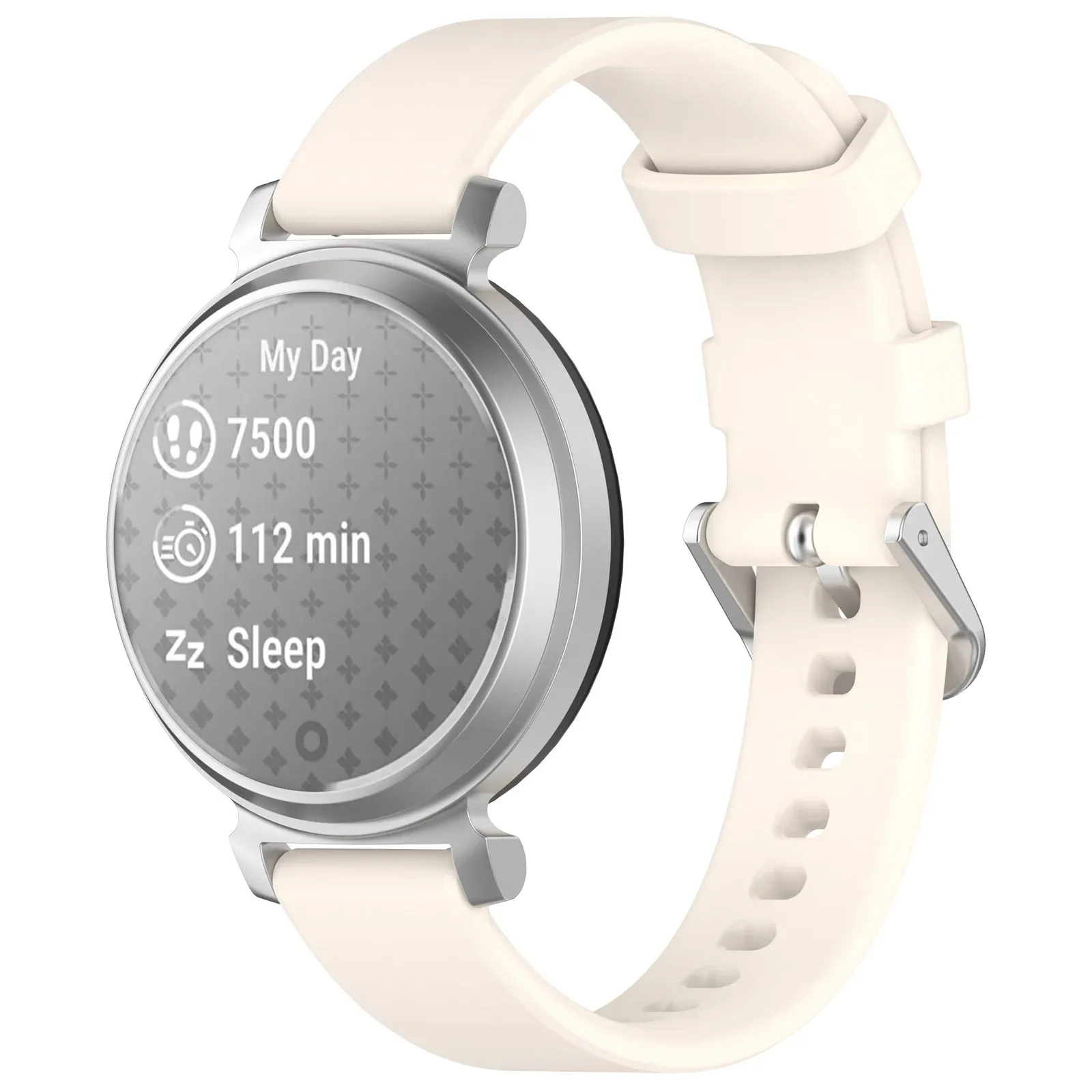 Official Silicone Watchband Strap for Garmin Lily 2 - Soft 14mm Bracelet Accessory