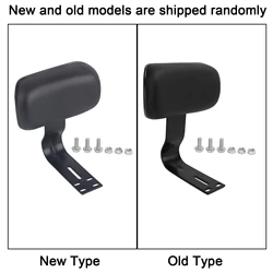 Ergonomic PU Leather Bicycle Backrest with Metal Support Frame (As picture)