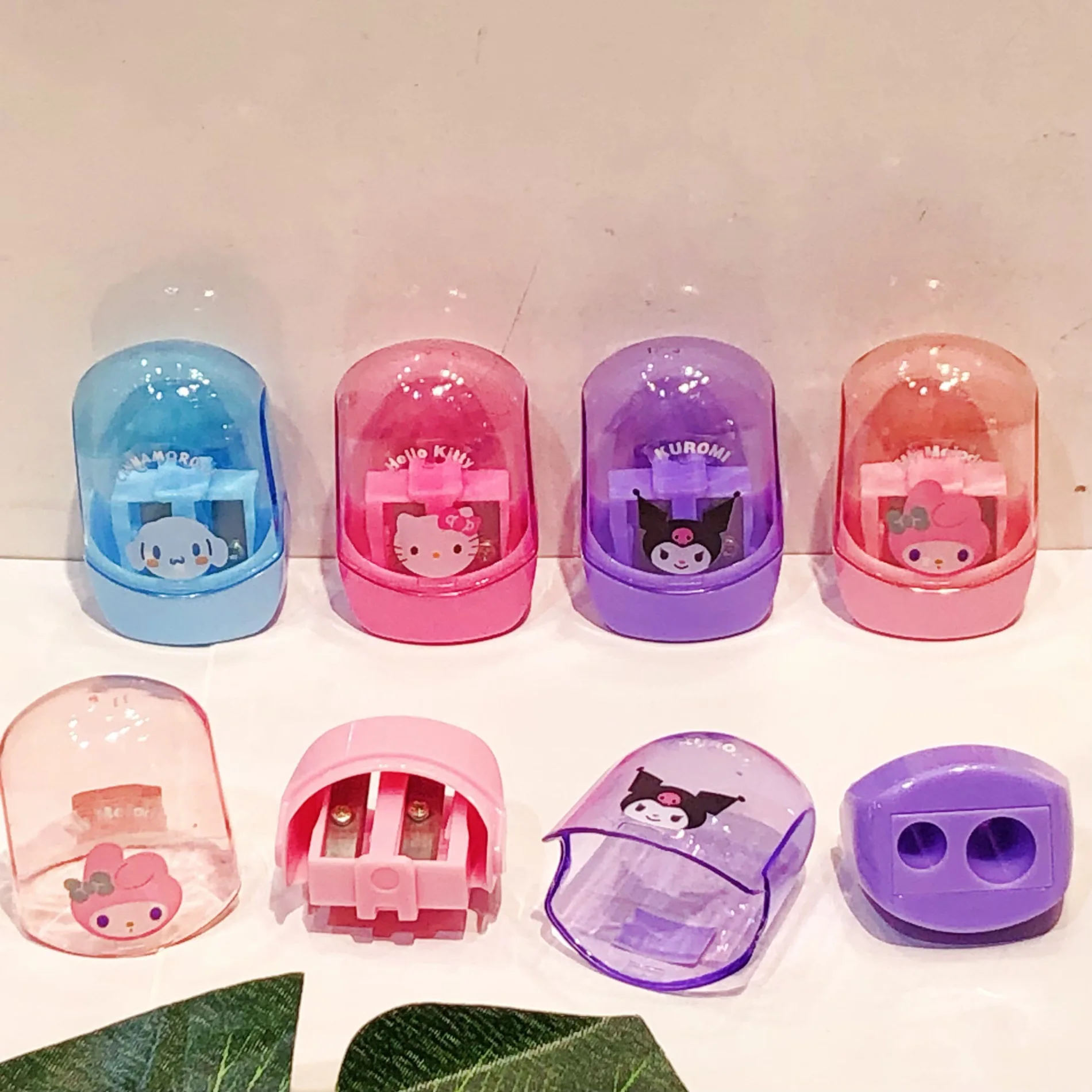 산리오 연필깎이, 헬로 키티, 쿠로미, 시나모롤, 학생 더블 홀 연필깎이, 학용품, 20 개
